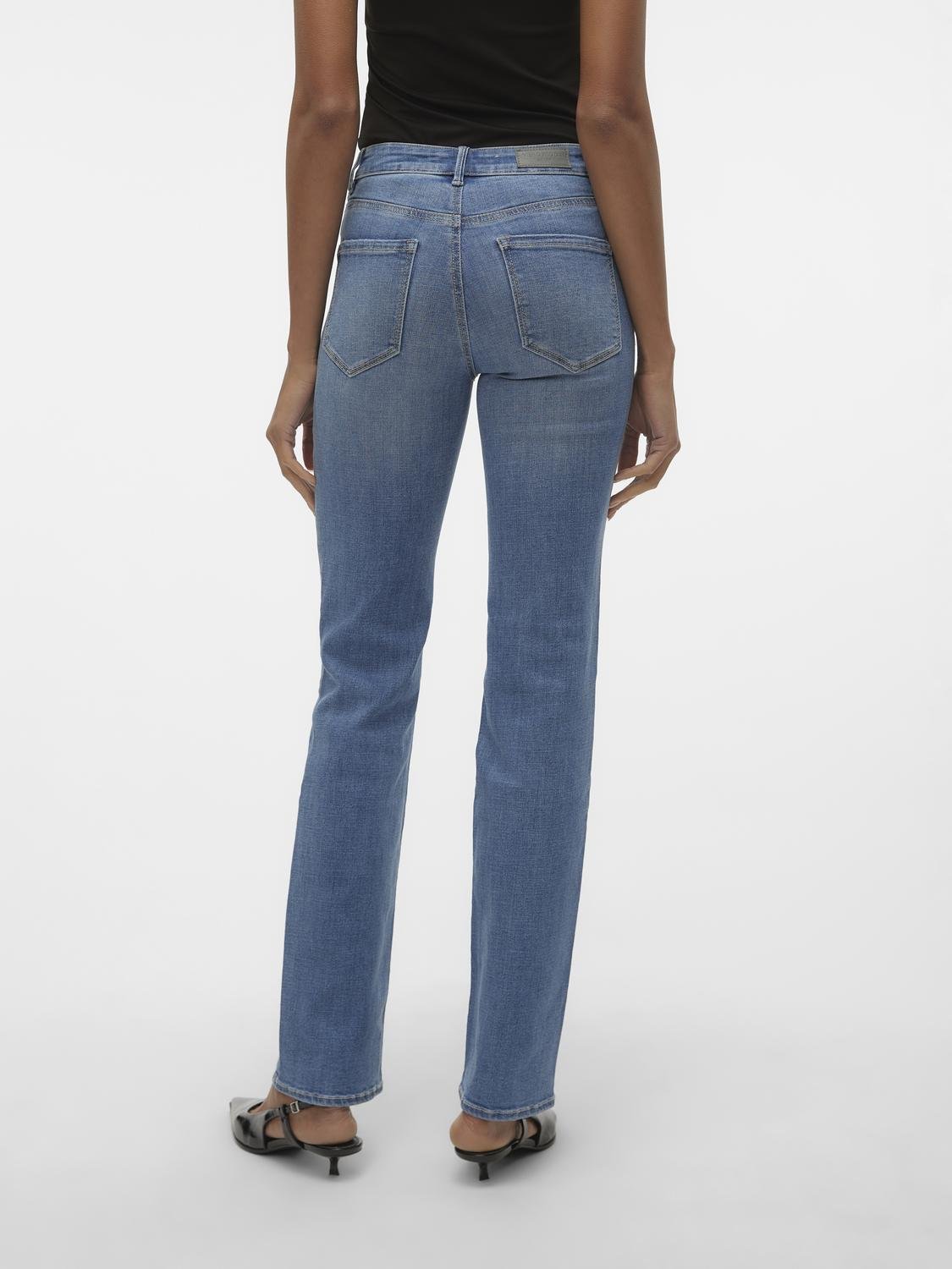 VMFLASH Jeans - Medium Blue Denim - VERO MODA & VILA Bergvik